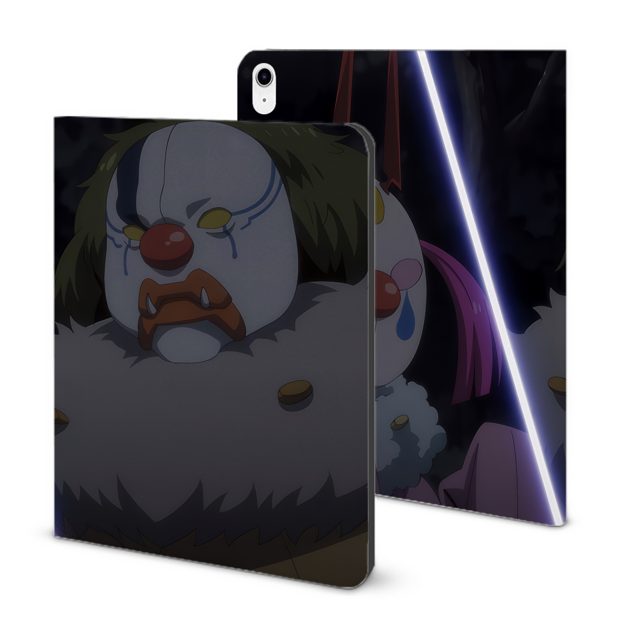 （画像用） 転スラ Regarding Reincarnated to Slime IPad ケース ブック型 PUレザー TPU 耐衝撃 軽量 薄型 ペン収納なし 全面保護 IPad 各モデル対応
